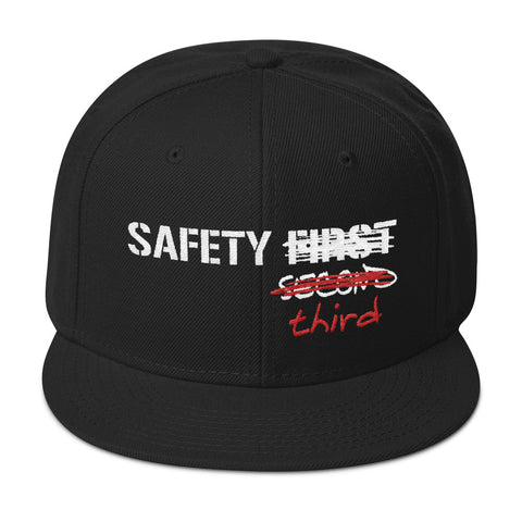 "Safety Third" Snapback Hat