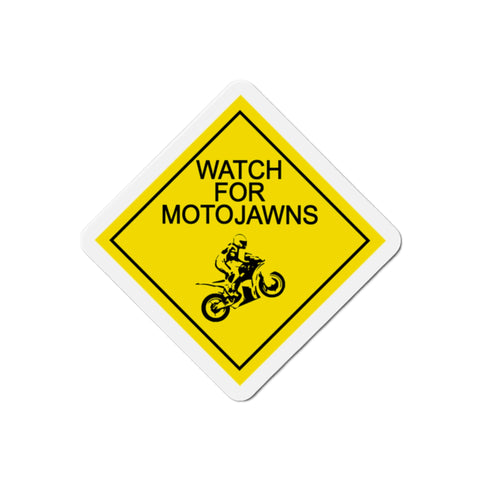 Watch for Motojawns Die-cut Magnet