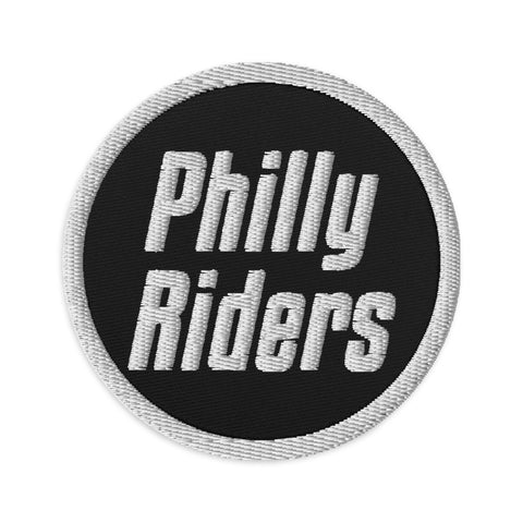 Philly Riders embroidered patch